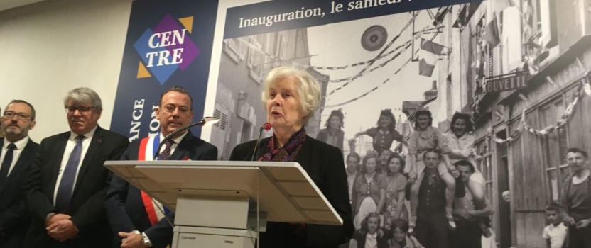 Christiane Hessel inaugure le Centre de la Résistance de Blois